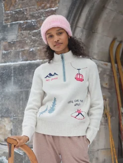 Summit Quarter Zip Ski Jumper<Joules Clearance