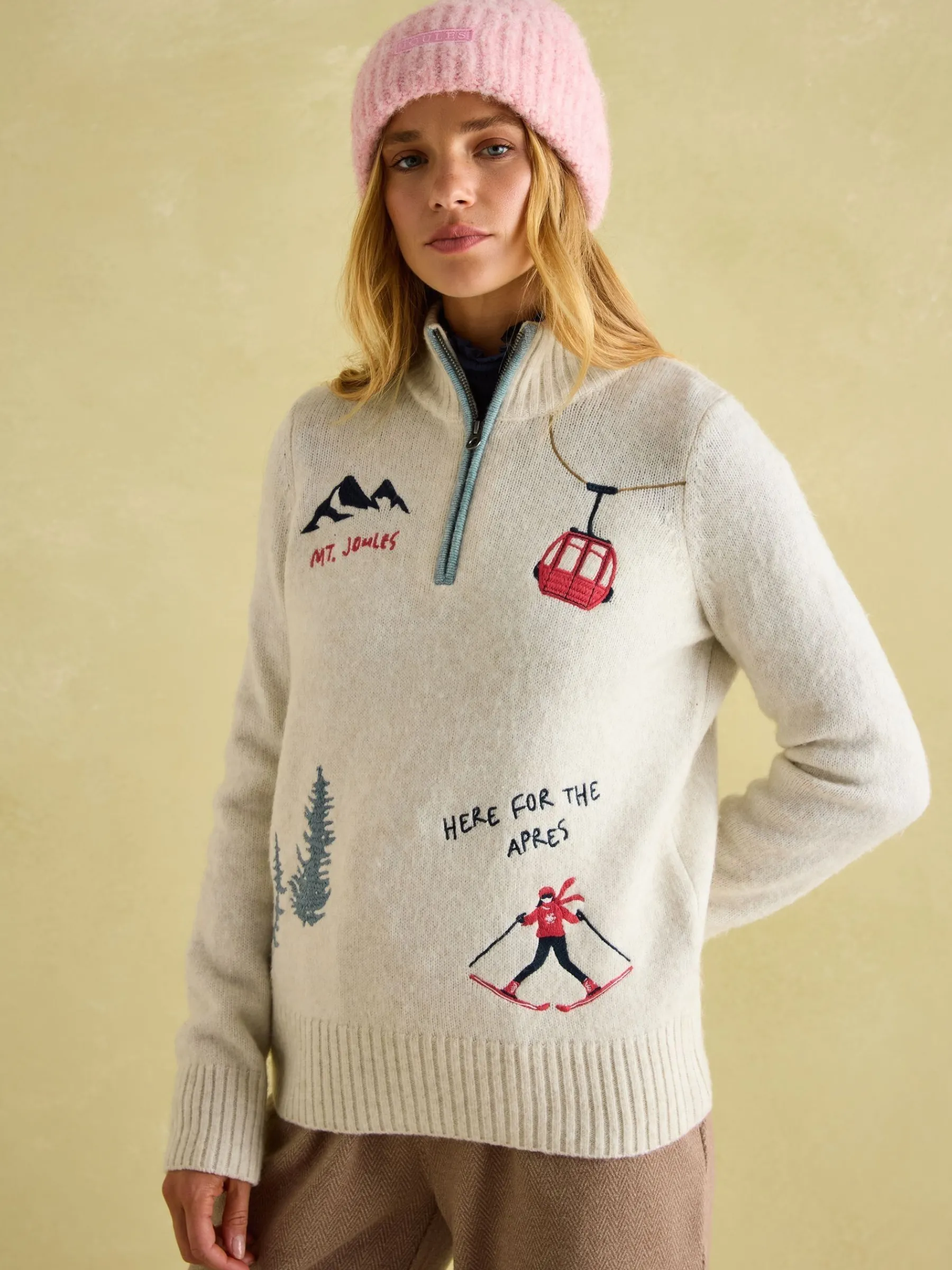 Summit Quarter Zip Ski Jumper<Joules Clearance