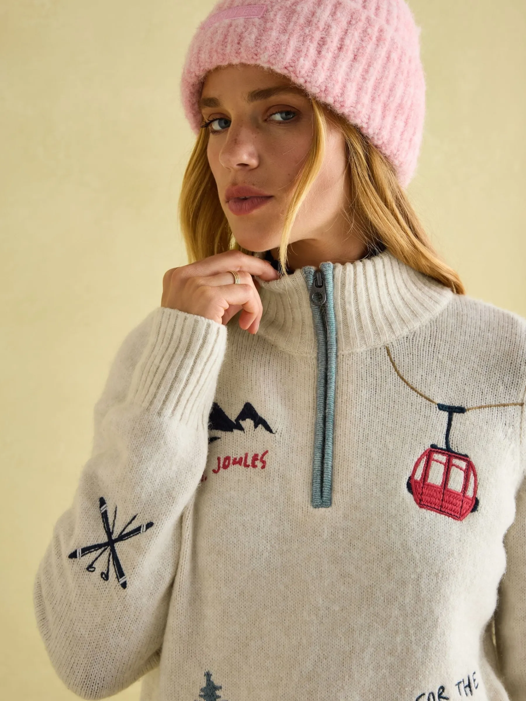 Summit Quarter Zip Ski Jumper<Joules Clearance