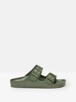 Sunseeker Khaki Green EVA Sliders<Joules Hot