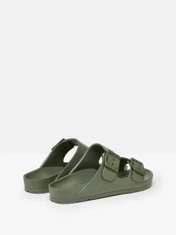 Sunseeker Khaki Green EVA Sliders<Joules Hot