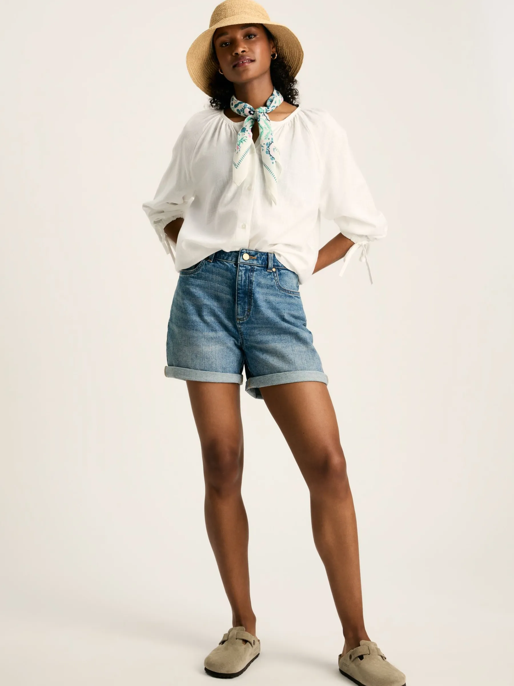 Sylvie Tie Cuff Blouse<Joules New