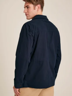 Taddington Navy Blue Cotton Field Jacket<Joules Outlet