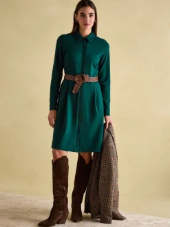 Tallie Long Sleeve Jersey Ponte Dress<Joules Online