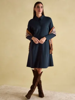 Tallie Long Sleeve Jersey Ponte Dress<Joules Best