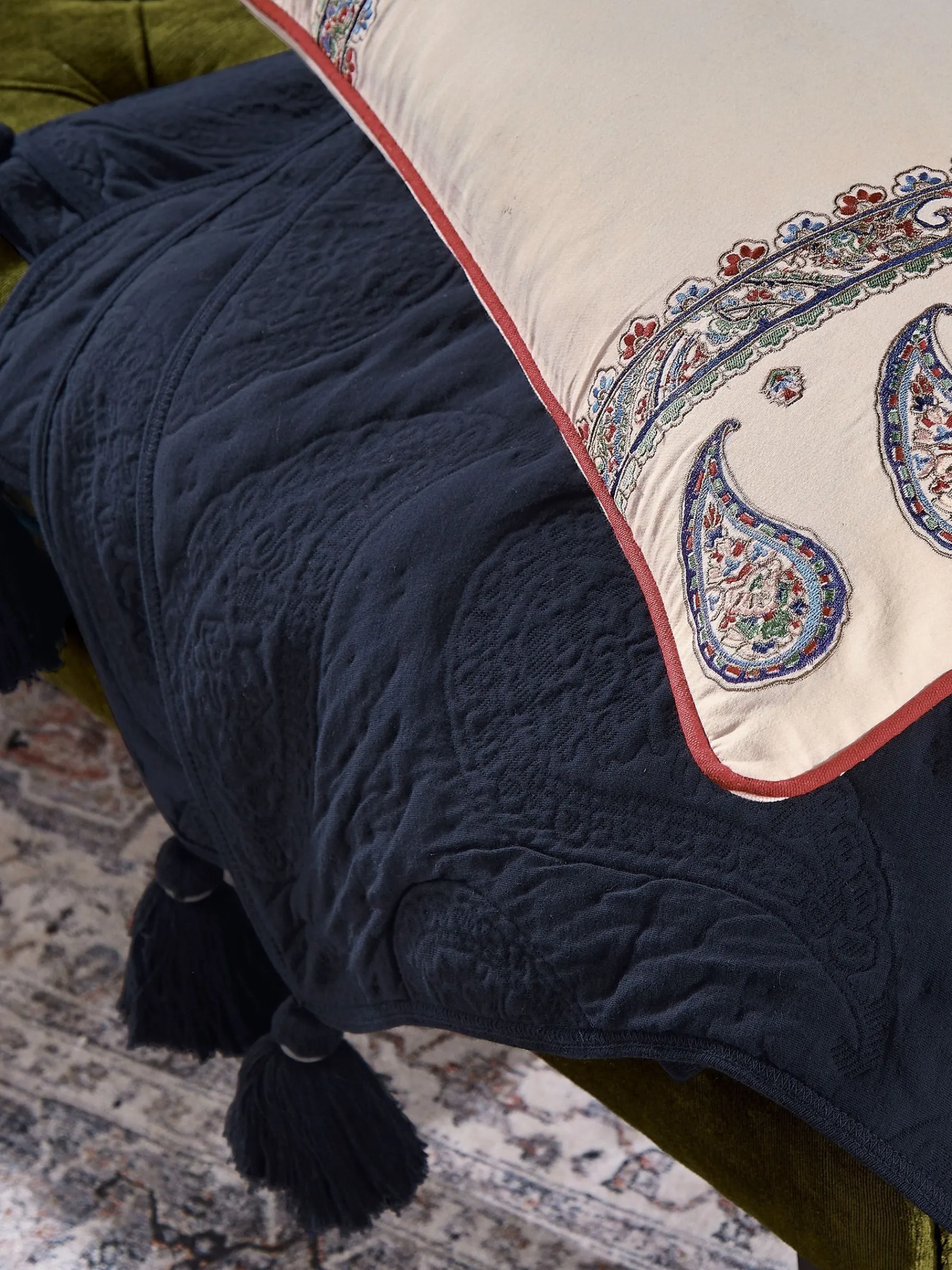 Tapestry 100% Cotton Throw<Joules Hot