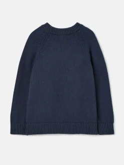 The Cracking Knit Navy Blue Festive Knitted Jumper<Joules Sale