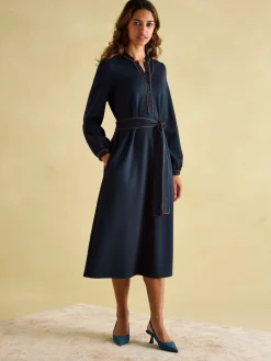 Thea Ponte Long Sleeve Dress<Joules Outlet