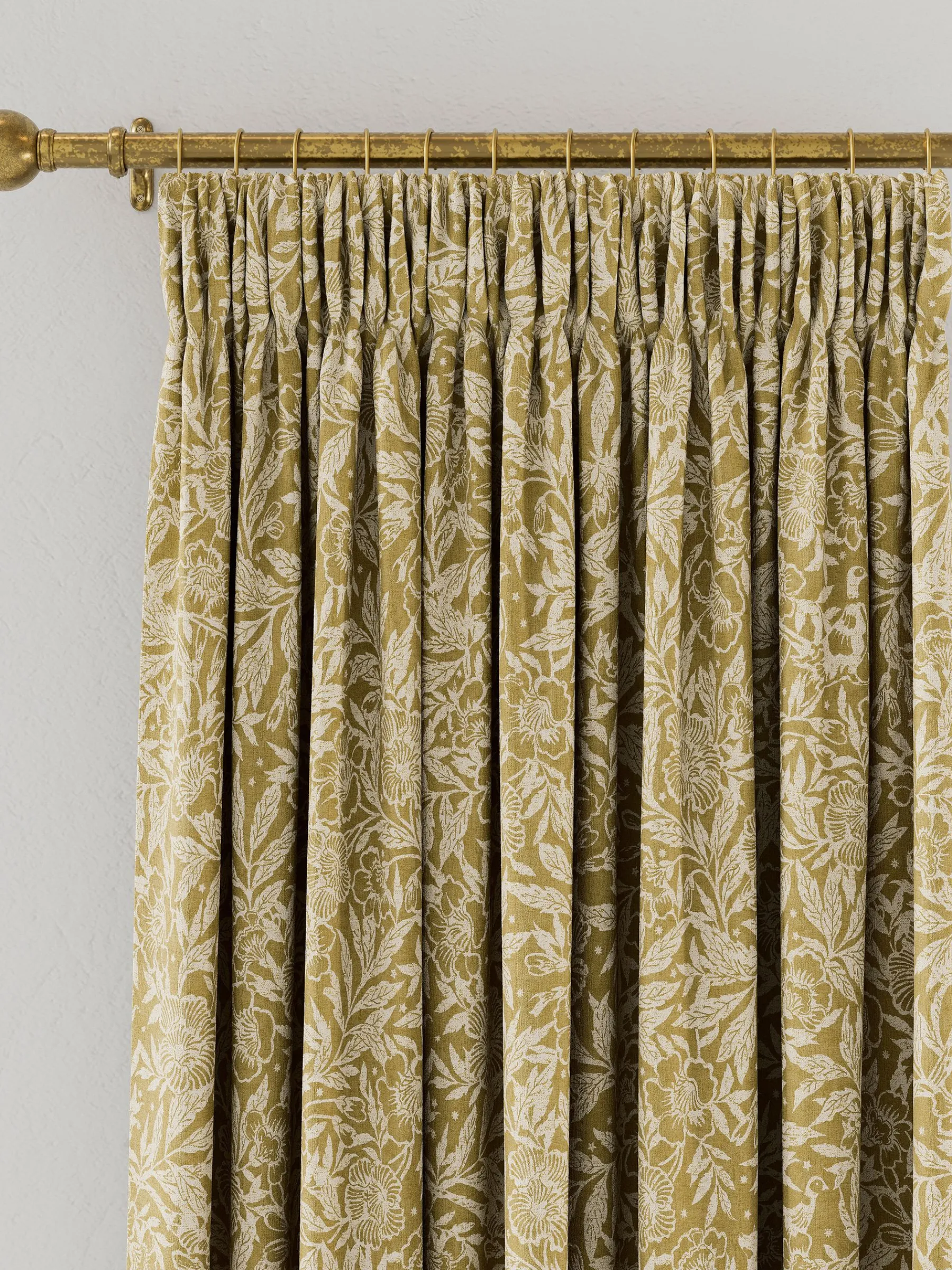 Twilight Ditsy Set of 2 Blackout Pencil Pleat Curtains<Joules Hot