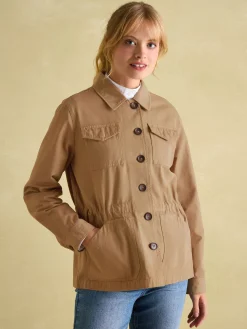Twyford Tan Brown Safari Jacket<Joules Outlet