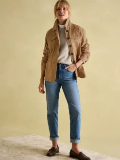 Twyford Tan Brown Safari Jacket<Joules Outlet