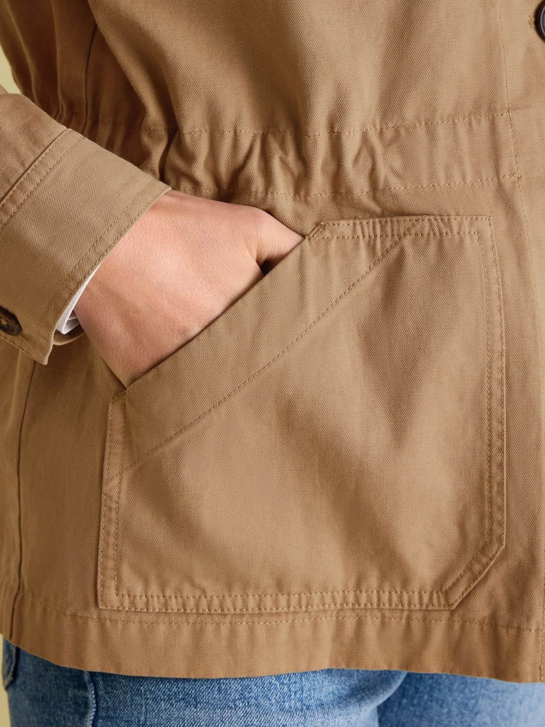 Twyford Tan Brown Safari Jacket<Joules Outlet