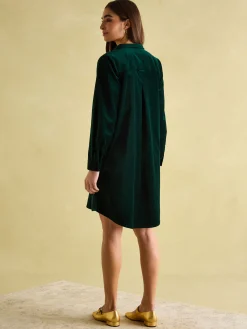 Velvet Marlowe Nehru Collar Shirt Dress<Joules Discount