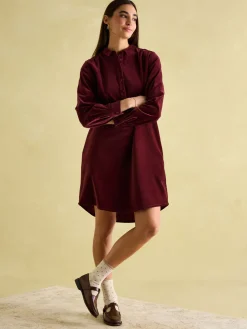 Velvet Marlowe Nehru Collar Shirt Dress<Joules Outlet
