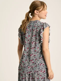 Verity Frill Shoulder Sleeveless Blouse<Joules New