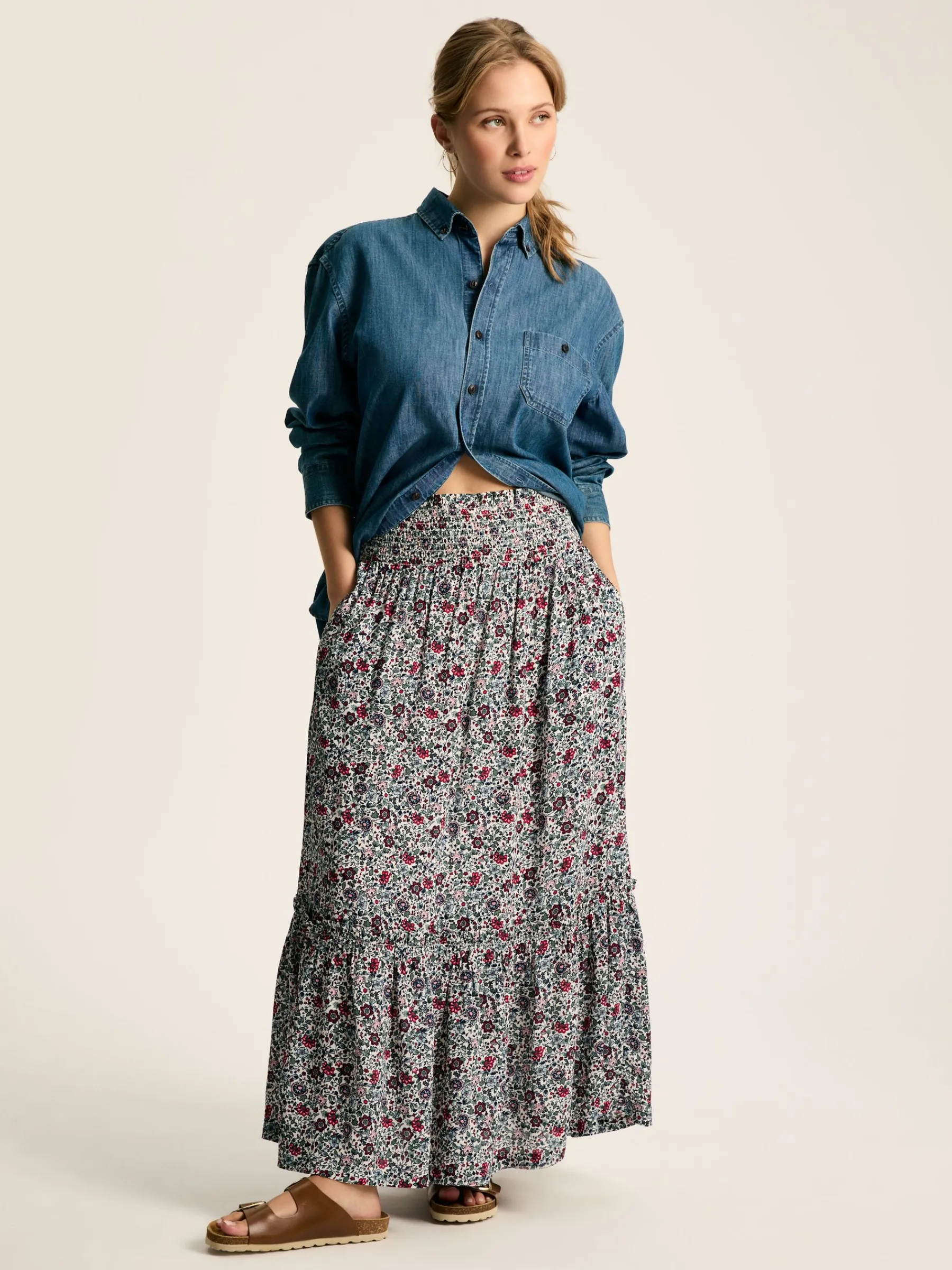 Verity Tiered Skirt<Joules New