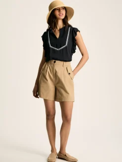 Verity Frill Shoulder Sleeveless Blouse<Joules Sale