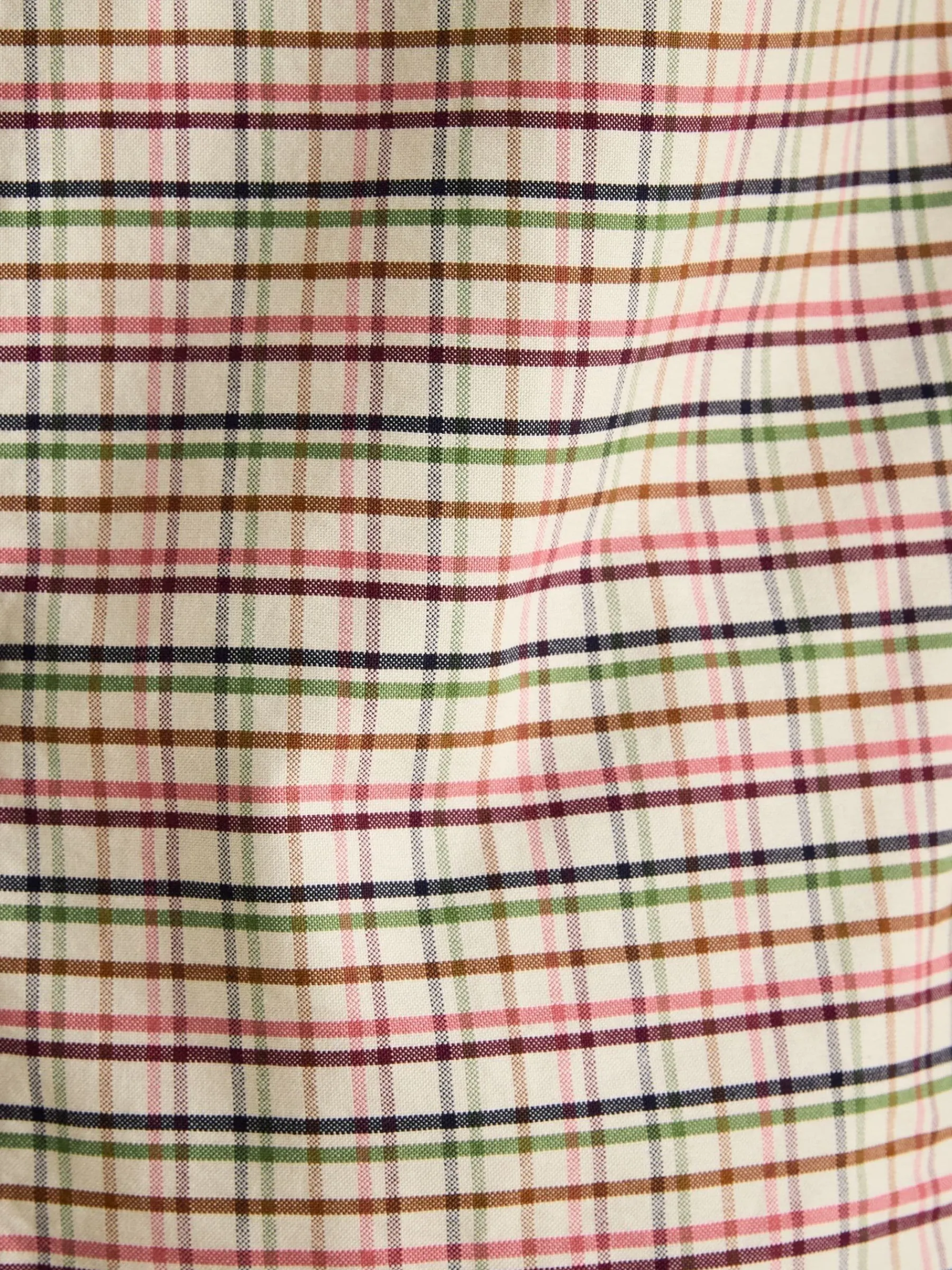 Welford Cream Multi Cotton Check Shirt<Joules Sale