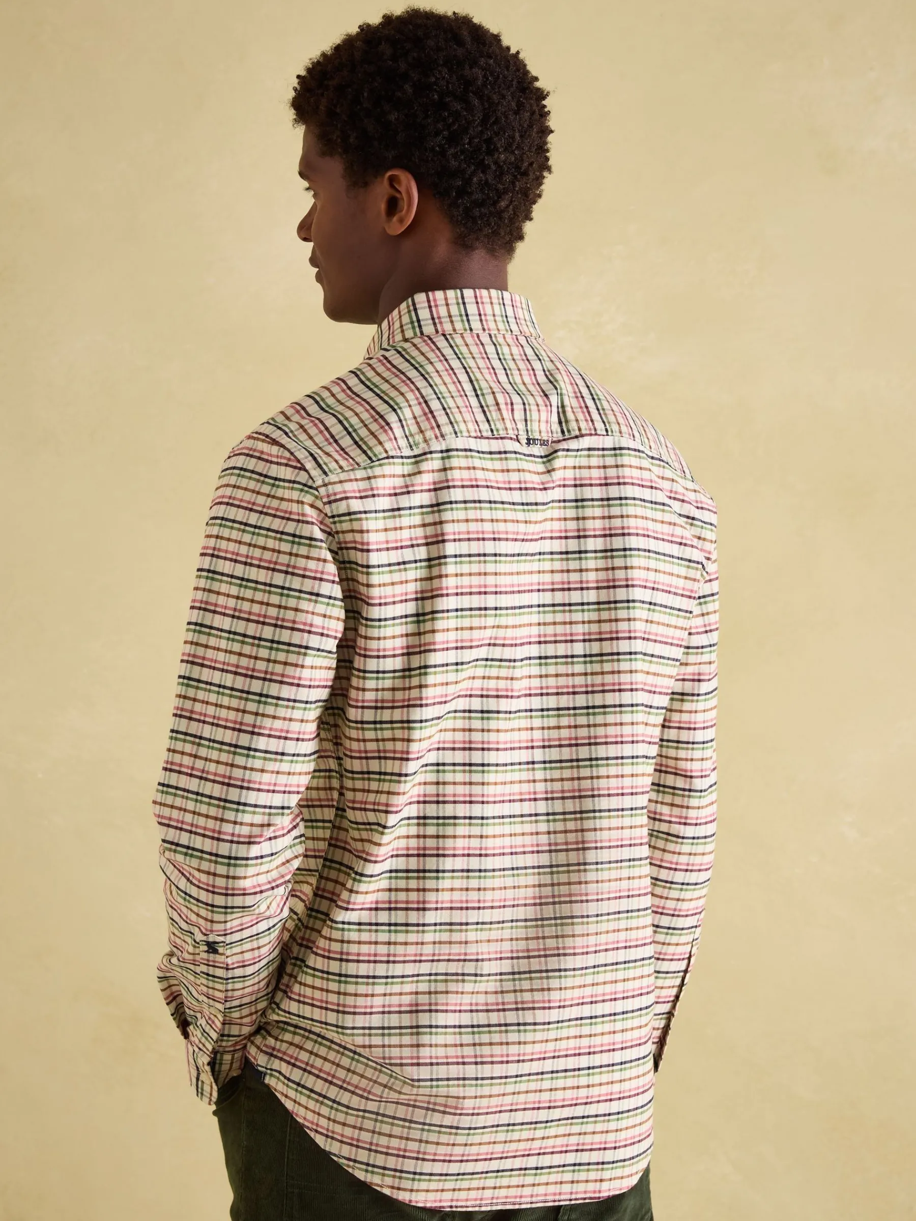Welford Cream Multi Cotton Check Shirt<Joules Sale