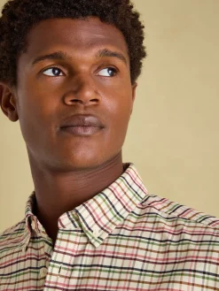 Welford Cream Multi Cotton Check Shirt<Joules Sale