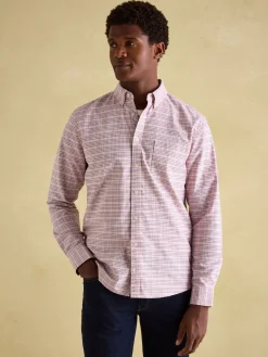 Welford Light Pink Cotton Check Shirt<Joules Discount