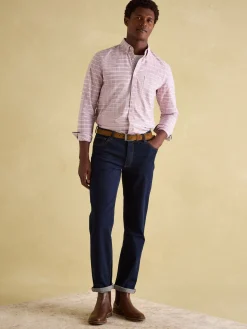 Welford Light Pink Cotton Check Shirt<Joules Discount