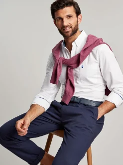 Classic Fit Cotton Oxford Shirt<Joules Discount
