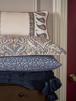Paisley 100% Cotton Cushion<Joules Best