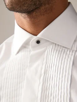 Pleated Bib Front Dress Shirt<Joules Hot
