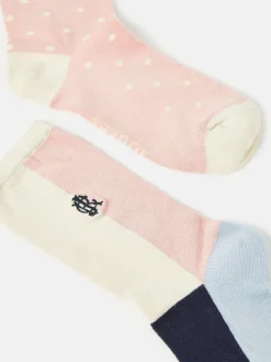 Women's Everyday 2 Pack Socks (size 4-8)<Joules