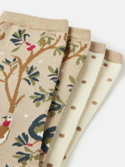 Women's Everyday 2 Pack Socks (size 4-8)<Joules Sale