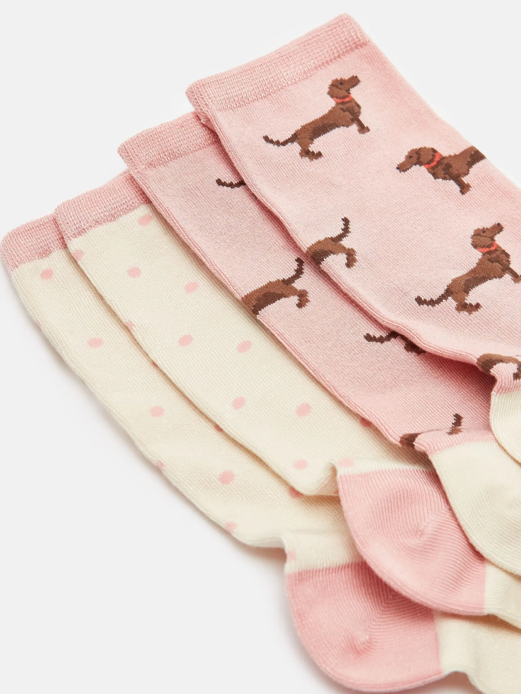 Women's Everyday 2 Pack Socks (size 4-8)<Joules Clearance