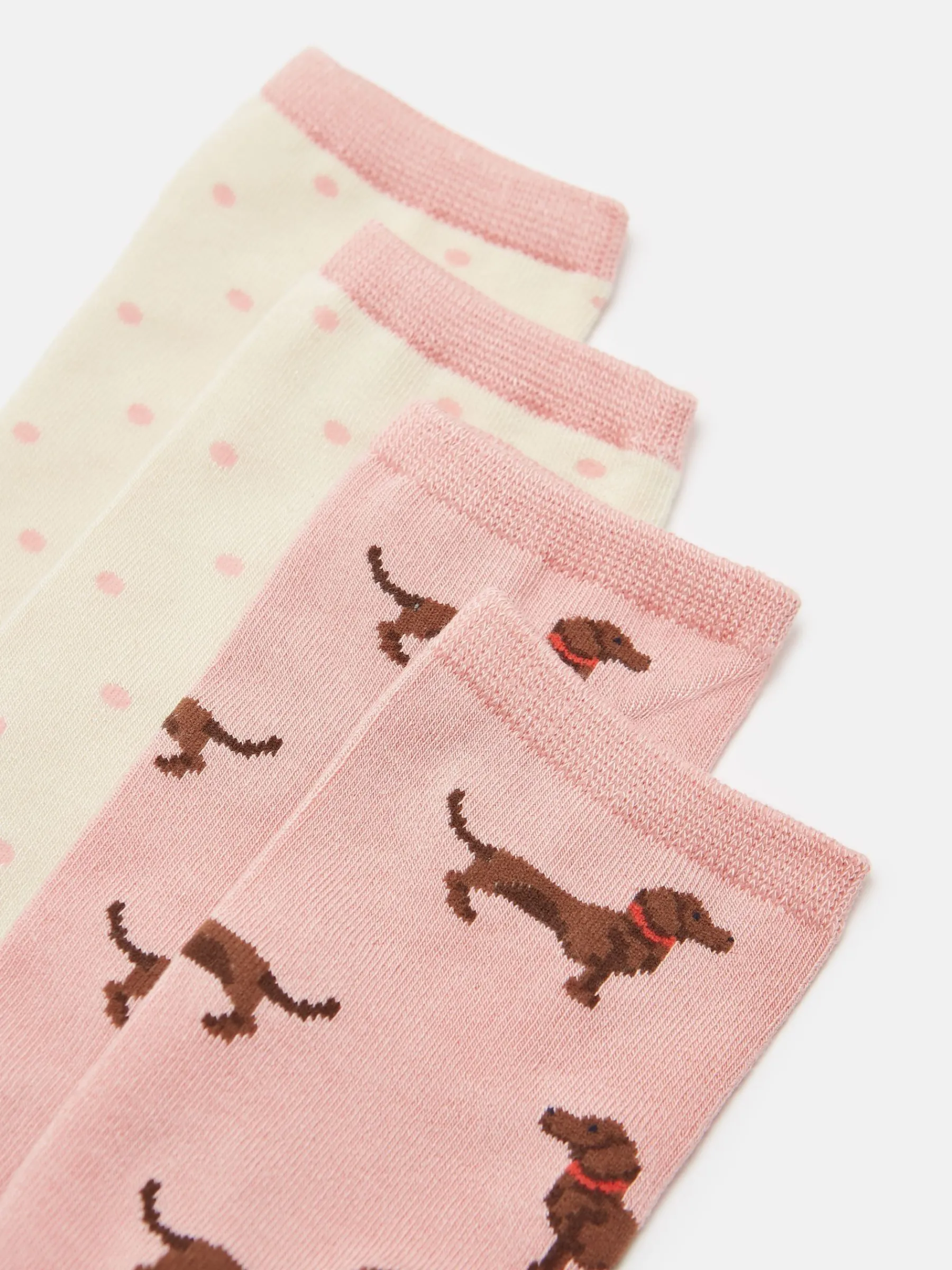Women's Everyday 2 Pack Socks (size 4-8)<Joules Clearance