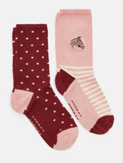 Women's Everyday 2 Pack Socks (size 4-8)<Joules Clearance