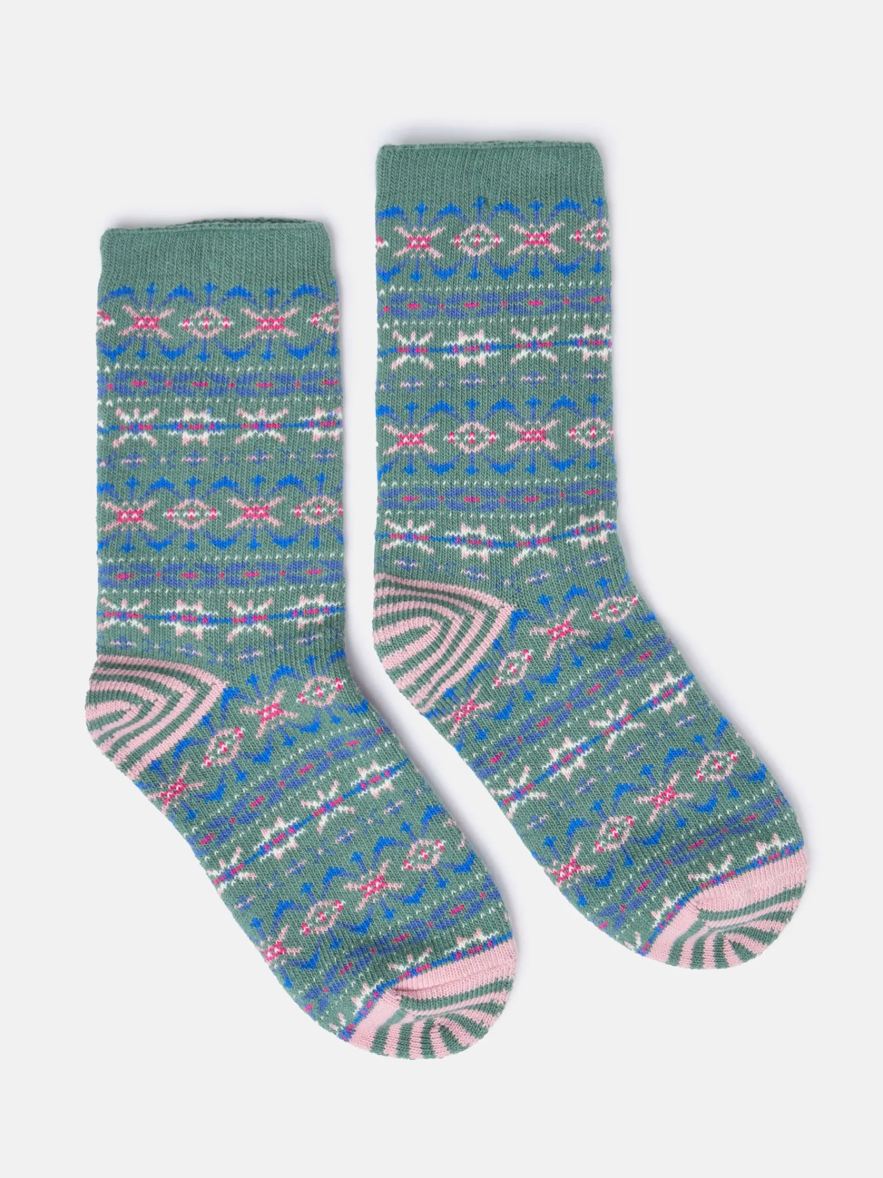 Women's Lucille Fair Isle Boot Socks (size 4-8)<Joules Hot