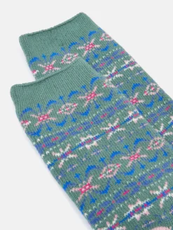 Women's Lucille Fair Isle Boot Socks (size 4-8)<Joules Hot