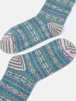 Women's Lucille Fair Isle Boot Socks (size 4-8)<Joules Hot