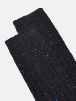 Women's Rambler Cable Knit Boot Socks (size 4-8)<Joules Sale