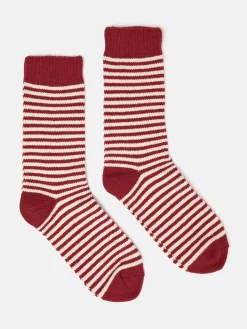 Women's Toasty Cosy Striped Socks (size 4-8)<Joules Best