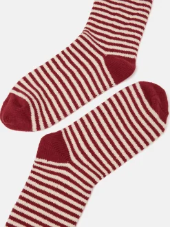 Women's Toasty Cosy Striped Socks (size 4-8)<Joules Best