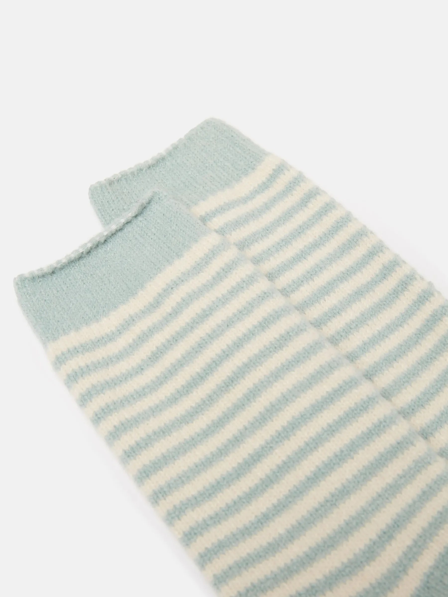 Women's Toasty Mint Green Cosy Striped Socks (size 4-8)<Joules Sale