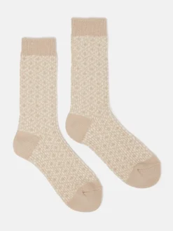 Women's Toasty Cosy Geometric Socks (size 4-8)<Joules Sale