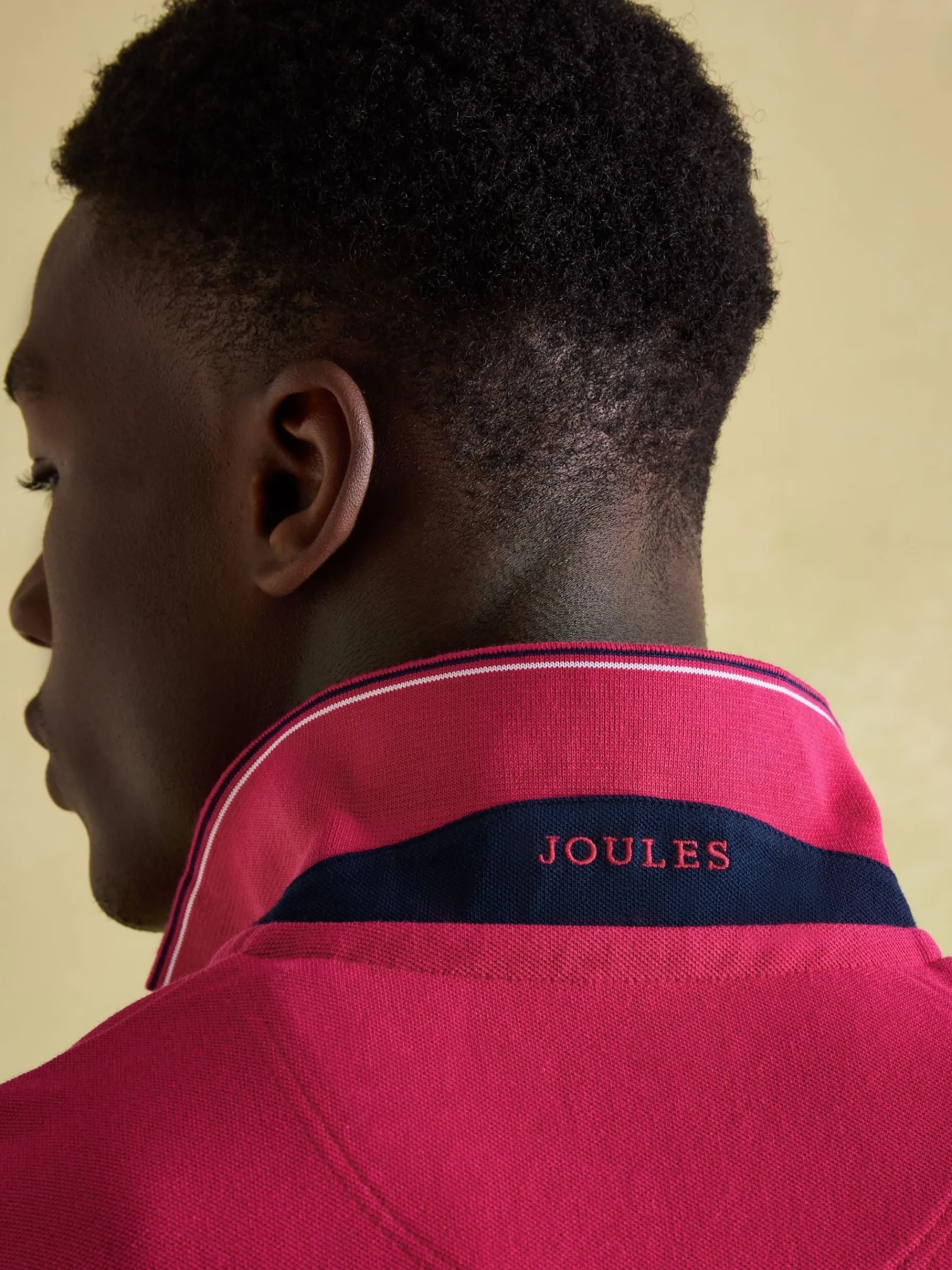 Woody Bright Pink Regular Fit Cotton Pique Polo Shirt<Joules