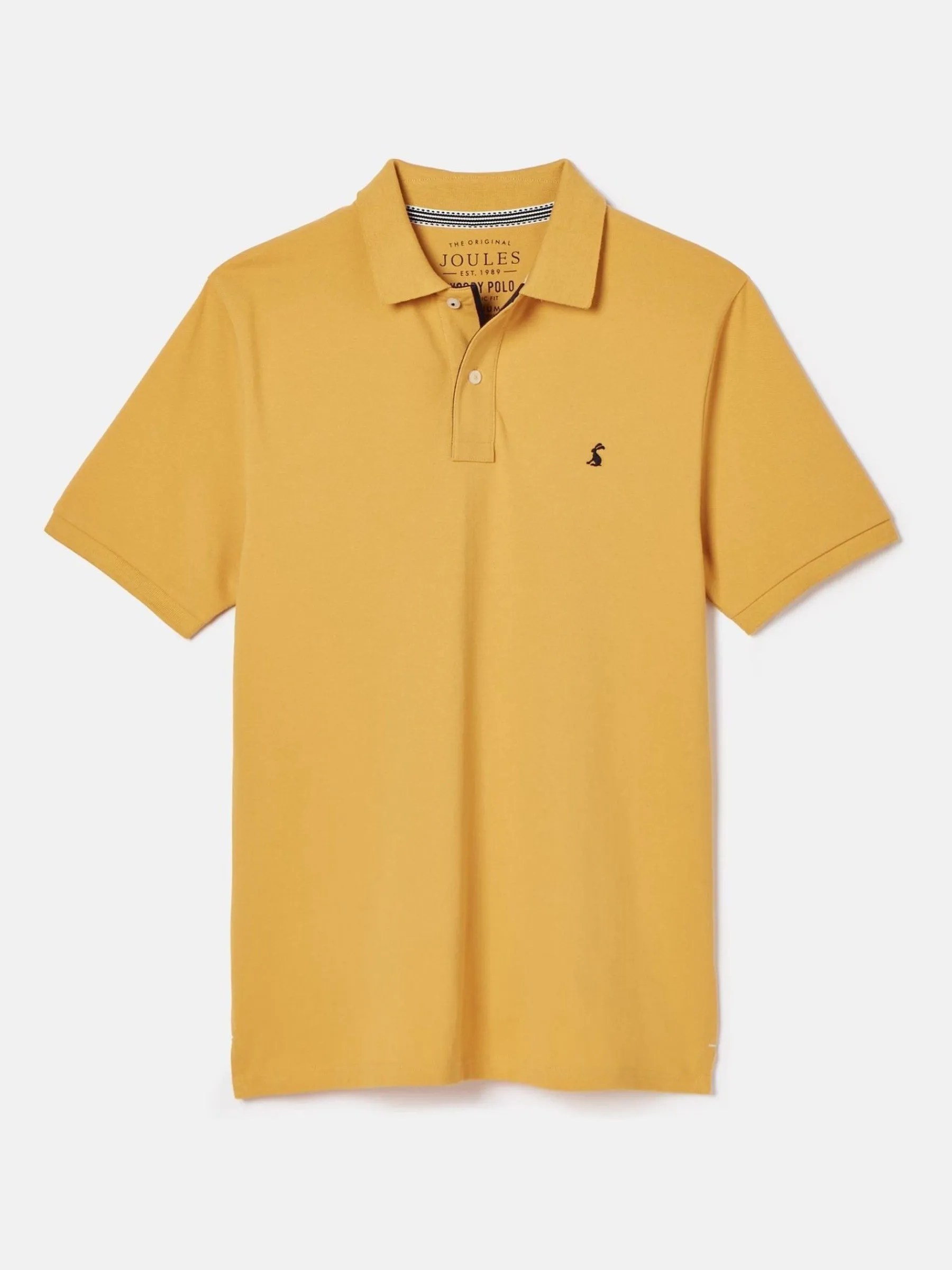 Woody Bright Yellow Regular Fit Cotton Pique Polo Shirt<Joules Outlet