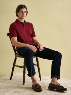 Woody Regular Fit Cotton Pique Polo Shirt<Joules Hot
