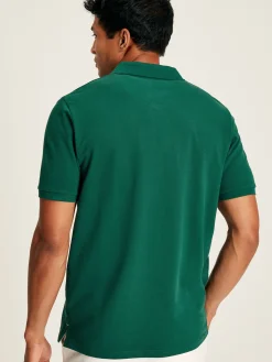 Woody Dark Green Regular Fit Cotton Pique Polo Shirt<Joules Sale