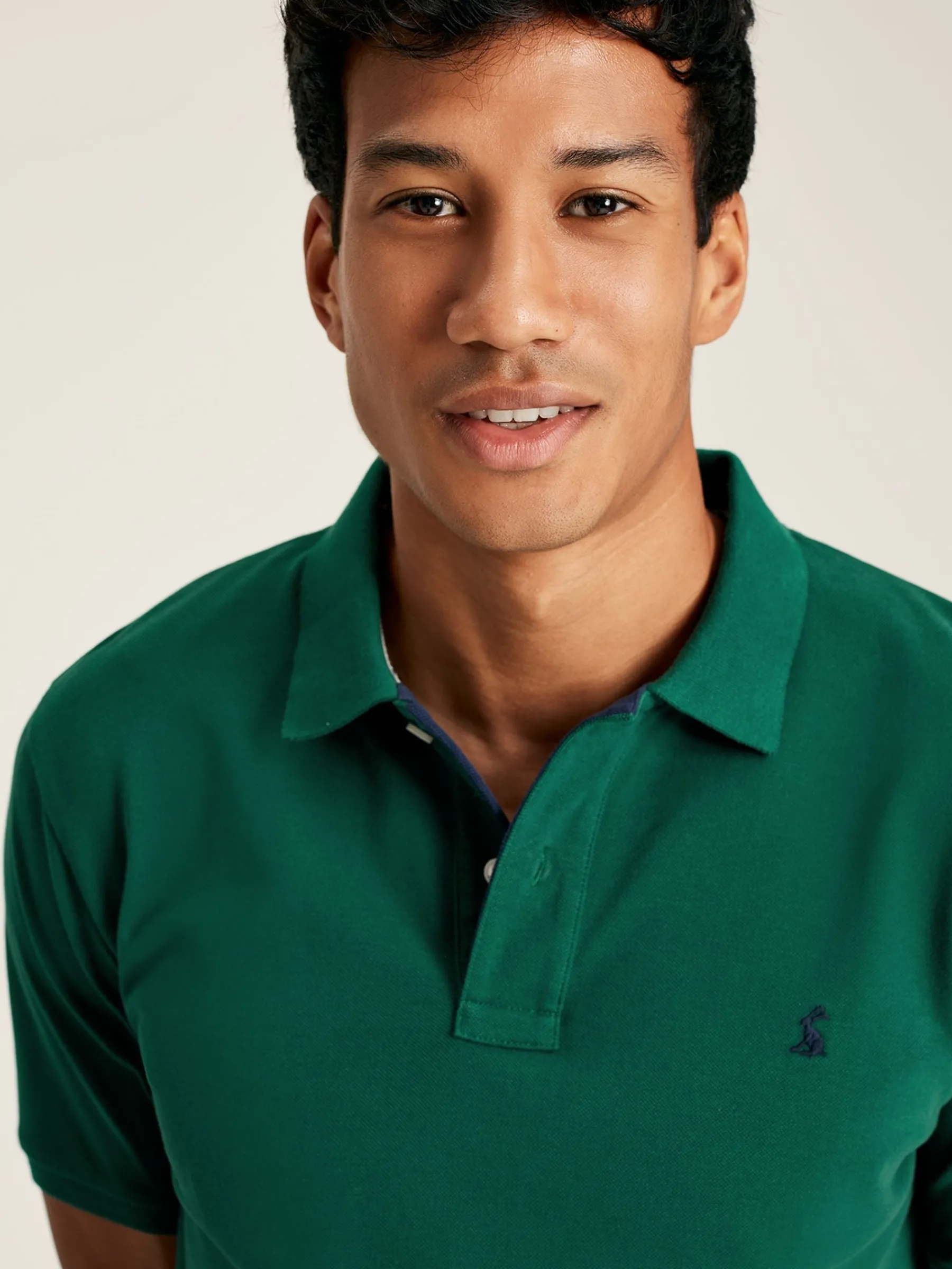 Woody Dark Green Regular Fit Cotton Pique Polo Shirt<Joules Sale
