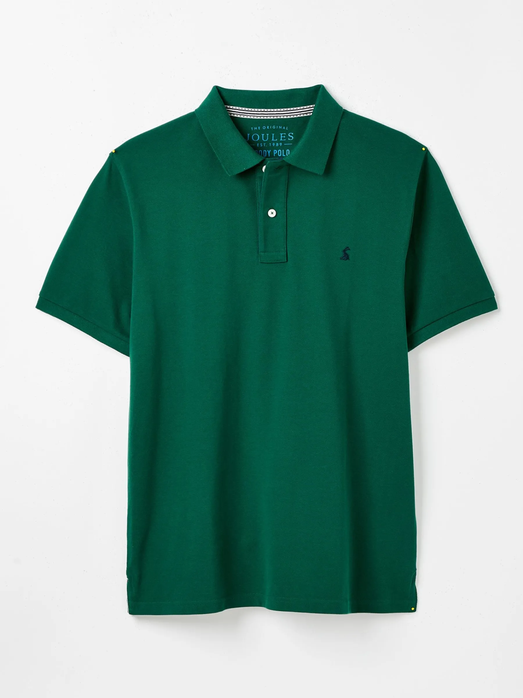 Woody Dark Green Regular Fit Cotton Pique Polo Shirt<Joules Sale