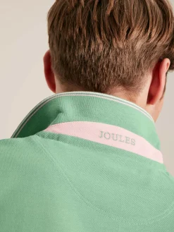 Woody Light Green Regular Fit Cotton Pique Polo Shirt<Joules Best