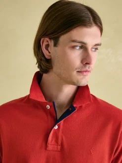 Woody Regular Fit Cotton Pique Polo Shirt<Joules